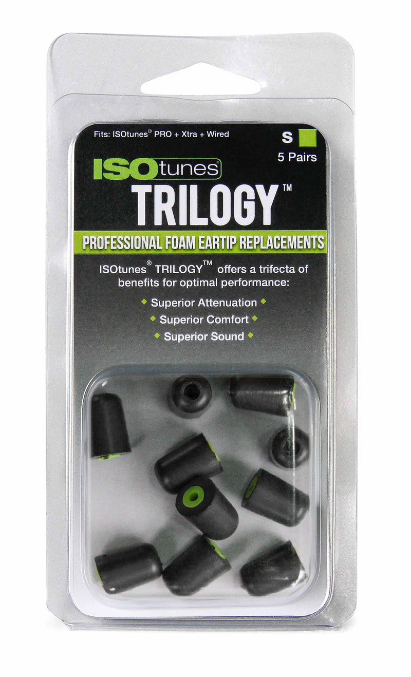 ISOtunes TRILOGY™ Foam Replacement Eartips (5 pair pack)